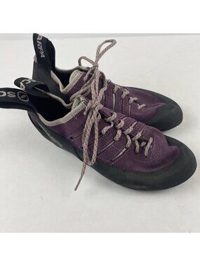 Scarpa Thunder Rock Climbing Shoes Men's M7/W8 Lace Up Purple